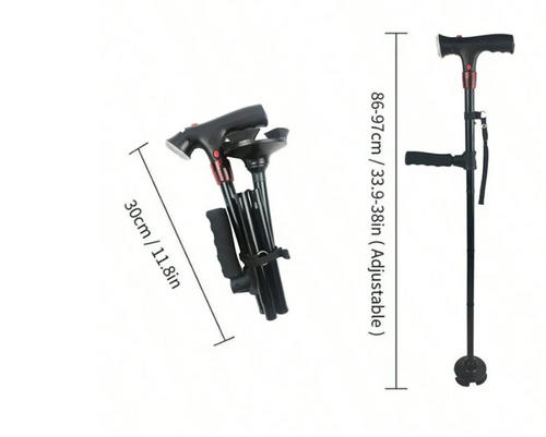 Vaultra Twin-Grip Safety Cane